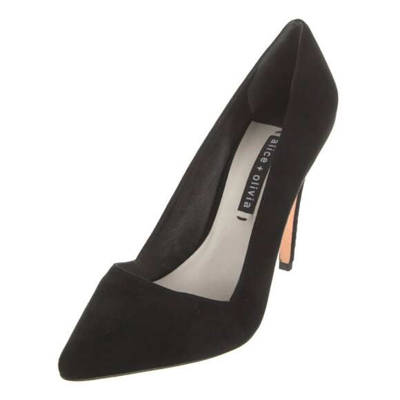 Alice + Olivia New Black D'Orsay Pumps. Size 10 (IT 40).  Brand New with Box - Picture 2 of 7